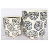 2 pc. Set of Three Hands Planters