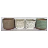 4 pc. Set of Three Hands Planters