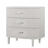 Chelsea Nightstand - 3 Drawer / Large / White Ash