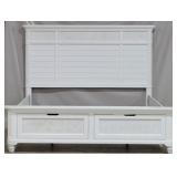 Home Insights king size bed with storage footboard