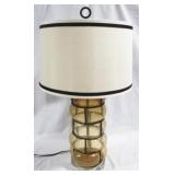 Glass Base Lamp - 32" tall