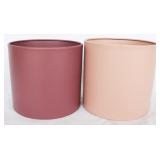 Pair of Three Hands Metal Planters