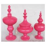 3 pc. Set of Three Hands Jars w/ Lids