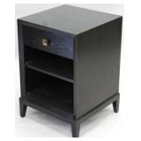 Union Home black one drawer bedside stand