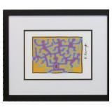 GROWING PRINT BY KEITH HARING