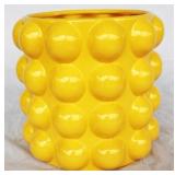 Yellow Three Hands Vase