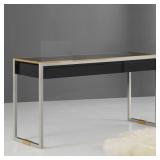 Modern History stainless and brass console