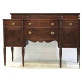 Potthast Brothers carved mahogany sideboard