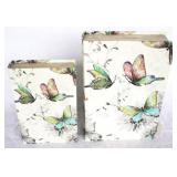 Three Hands Butterfly Wood Book Boxes