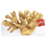 Gold Three Hands Coral Statue