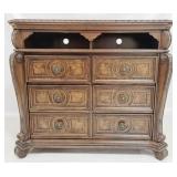 Home Insights heavily carved media chest