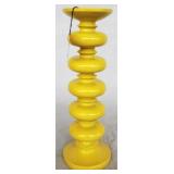 Yellow Three Hands Candle Holder