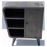 Metal unusual shape 1 door cabinet