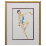 SET OF 2 PIN UP GIRL BY ALBERTO VARGAS