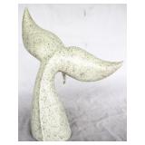 Speckled Three Hands Whale Tail Statue
