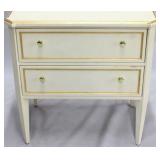 Modern History 2 drawer stand, AS IS