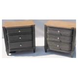 American Drew pair of bedside stands