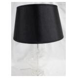 Glass Base Lamp - 30" tall