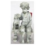 Three Hands Boy w/ Dog