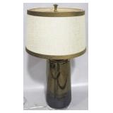 Glass Base Lamp - 30" tall