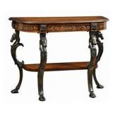 Powell Masterpiece console with horse heads