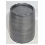 Union Home Pebble Black Zinc Side Table