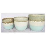 3 pc. Set of Three Hands Planters