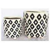 2 pc. Set of Three Hands Planters