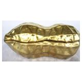 Gold Three Hands Peanut Box