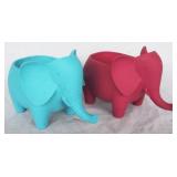 2 pc. Set of Three Hands Elephant Bowls