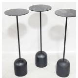 3 Union Home Cannon Oval Drink Tables - 24 x 8