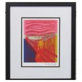 SCREAM PRINT BY ANDY WARHOL