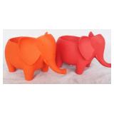 2 pc. Set of Three Hands Elephant Bowls