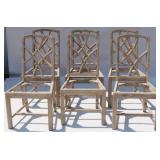 6 Alden Parkes chair frames