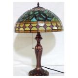 Stained glass 25" table lamp