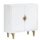 Alden Parkes Starward 2 door white cabinet