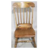 Antique Rocking Chair - 16.5" x 33" x 23"