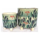 2 pc. Set of Three Hands Planters