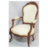 Carved walnut Victorian gentleman