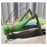 Metal Garden Grasshopper - 24" long