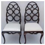 Pair Alden Parkes Carlyle side chairs