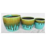 3 pc. Set of Three Hands Planters