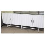 Alden Parkes Wallace sideboard in white, AS IS