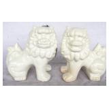 Pair of Three Hands Foo Dogs