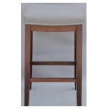 Powell bar stool, nail head trim