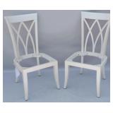 Pair Alden Parkes Couture chair frames