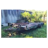 Open Deck Wood Trailer