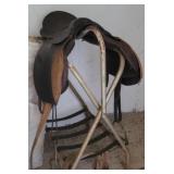 Horse Saddle & Stand