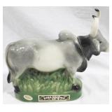Ezra Brooks Bull Bottle - 11" long