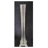Clear Glass Bud Vase - 12" tall